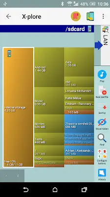 X-plore File Manager Tangkapan skrin 1