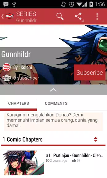 Schermata M&C! Digital Comics 3