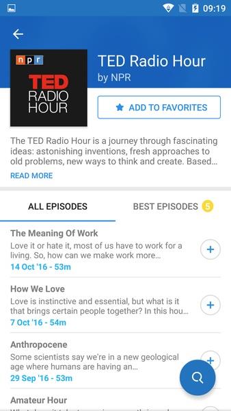 Podcast App ภาพหน้าจอ 2