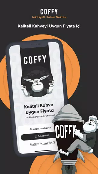 Coffy - Kahve Siparişi Ekran Görüntüsü 0