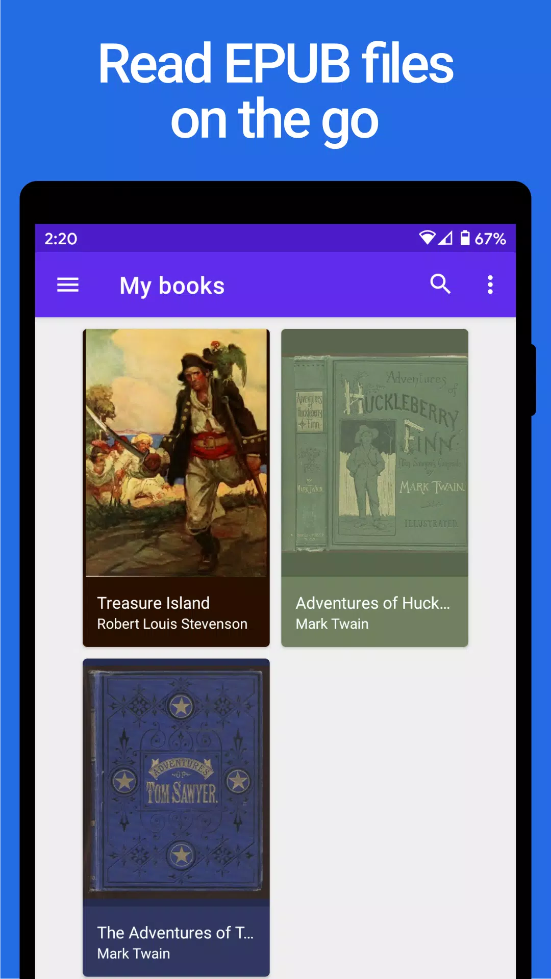 Lithium: EPUB Reader应用截图第0张
