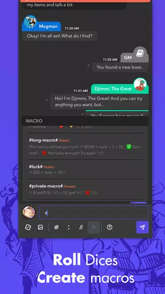 mRPG - Chat app to play RPGs应用截图第3张