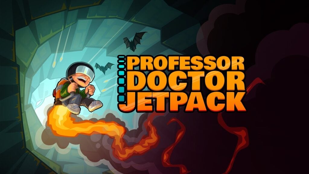 „Profesor Doctor Jetpack: Pixel Art Platformer uruchomiona na Androidzie”