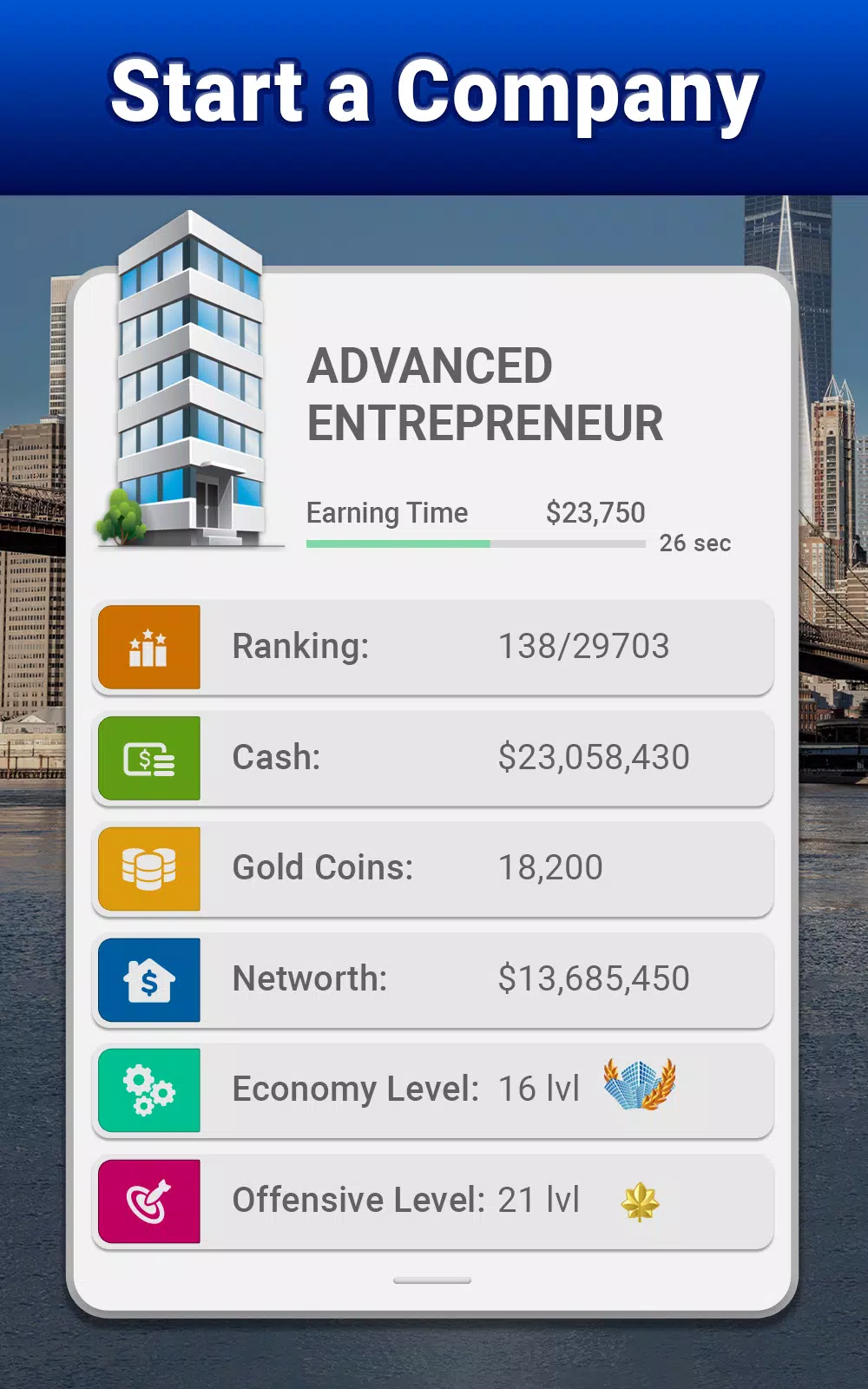 Tycoon - Business Empires Game 螢幕截圖 0