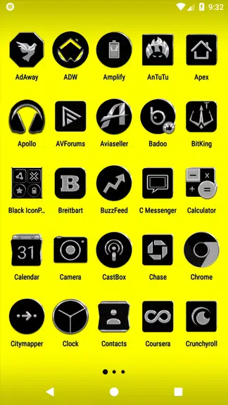 Black Icon Pack Скриншот 1