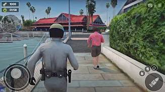 US Police Bike Rider Simulator Capture d'écran 1