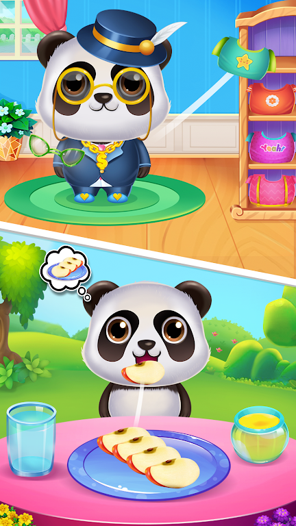 Panda caretaker pet salon game应用截图第0张