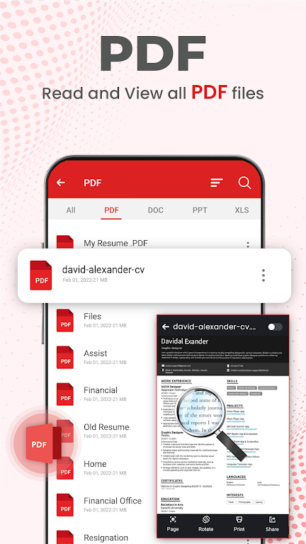 Schermata All Document Reader PDF Reader 1