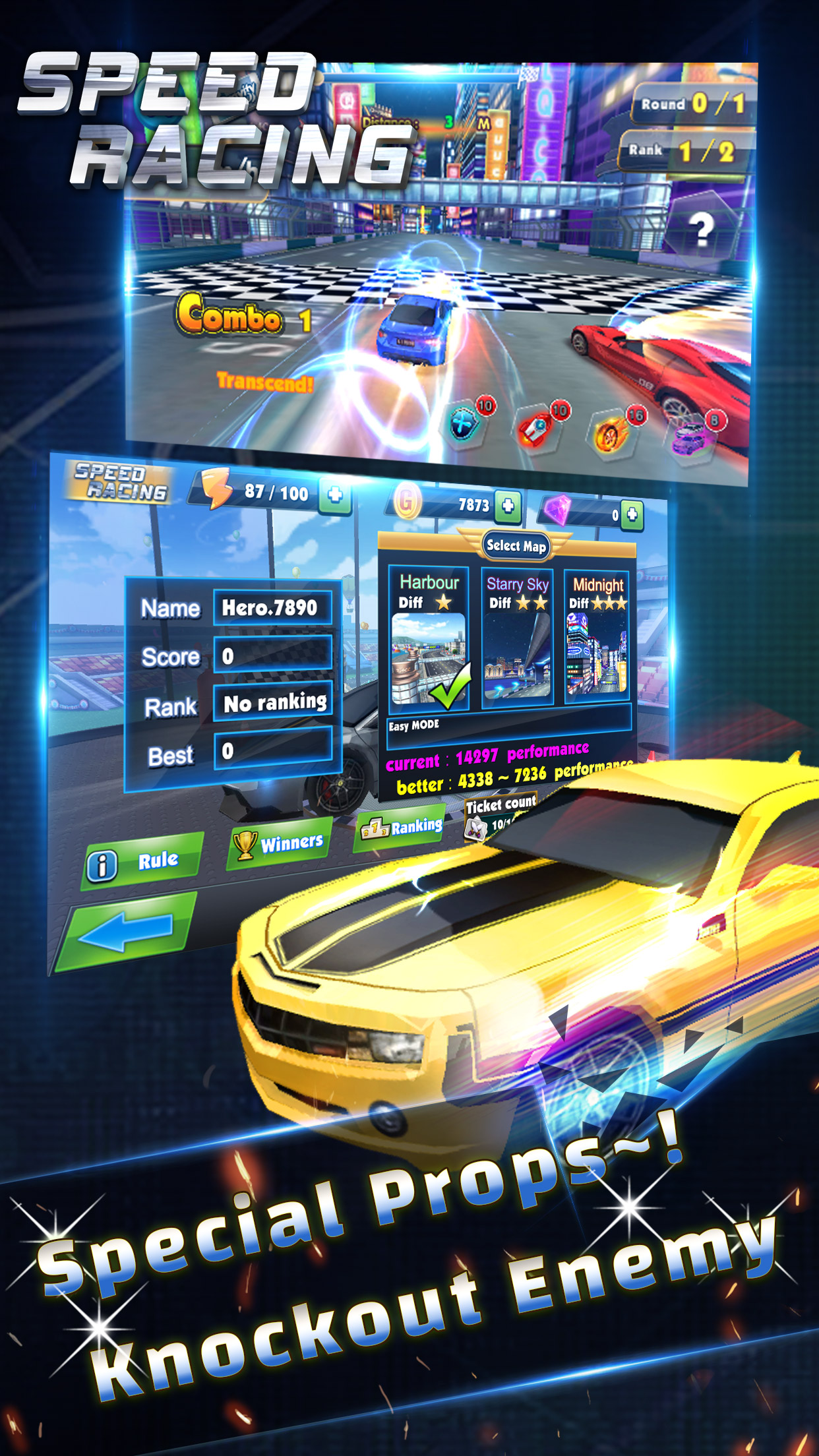 Speed Racing - Secret Racer Ảnh chụp màn hình 1