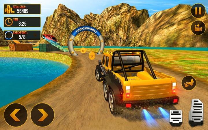 Uphill Jeep Driving Simulator Tangkapan skrin 2