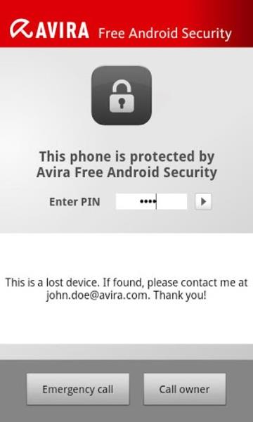 Avira Free Android Security Zrzut ekranu 0