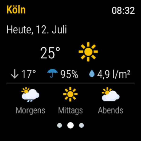 wetter.de Captura de pantalla 2