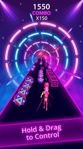 Blade Slash Runner on Beats 3D 螢幕截圖 0