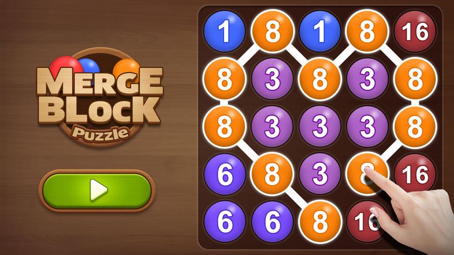 Merge bubble - Number game ภาพหน้าจอ 0