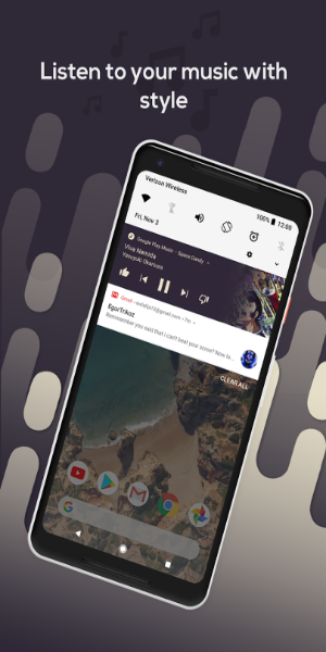 Schermata Material Notification Shade 2