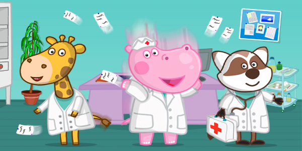 Hippo doctor: Kids hospital 스크린샷 2