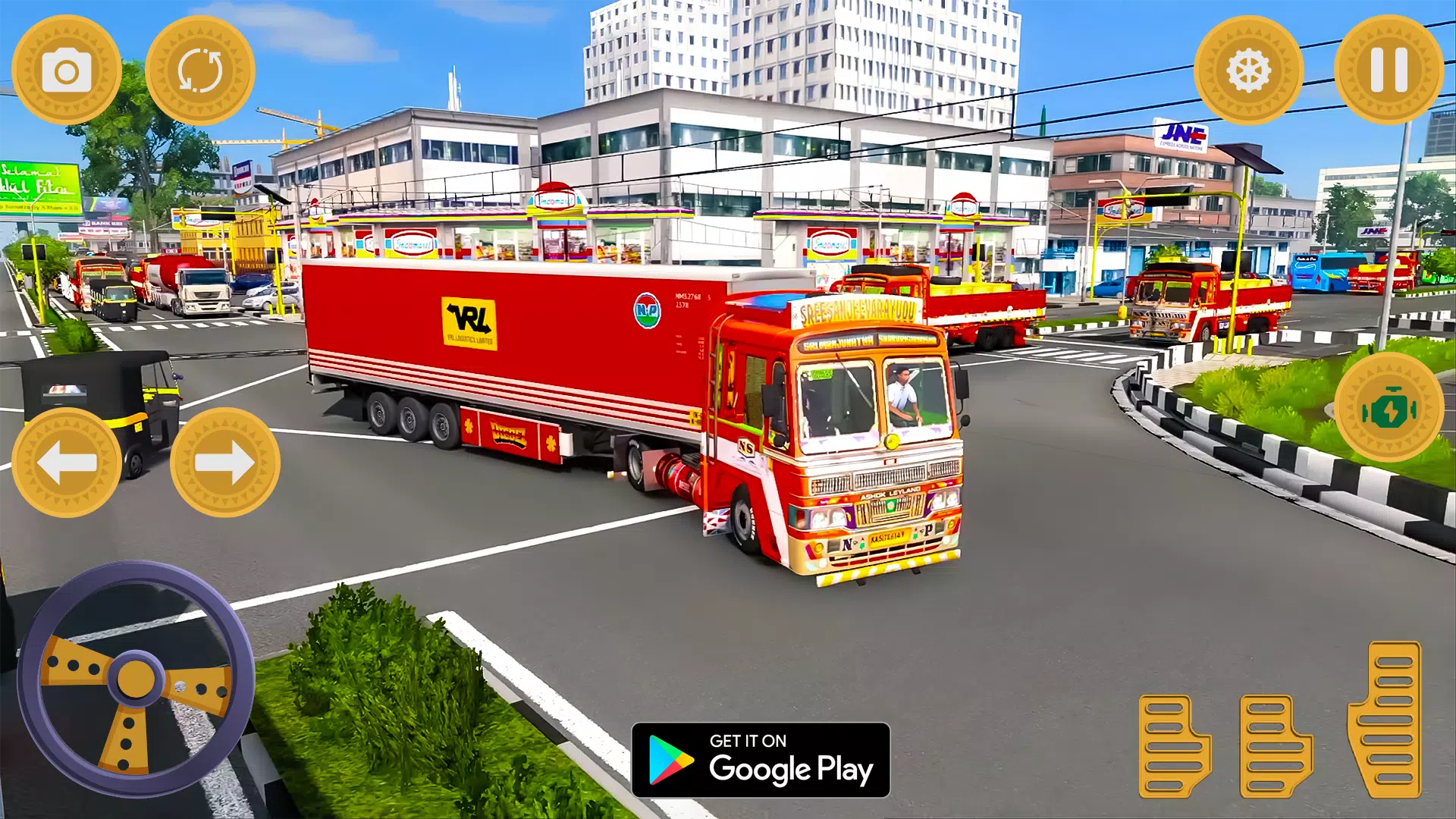 Indian Truck Cargo Simulator Tangkapan skrin 0