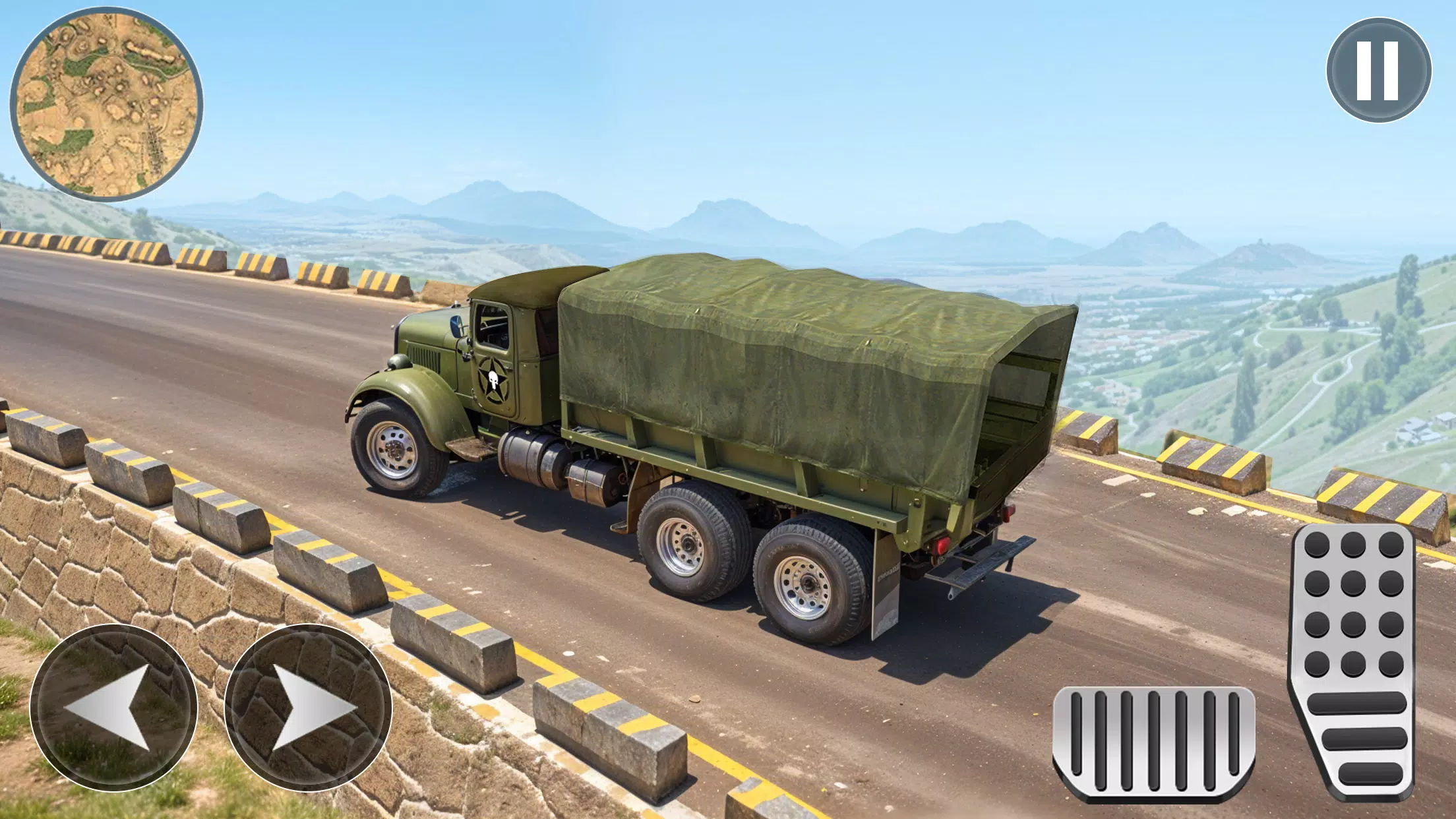 Army Cargo Truck Driving Games स्क्रीनशॉट 2