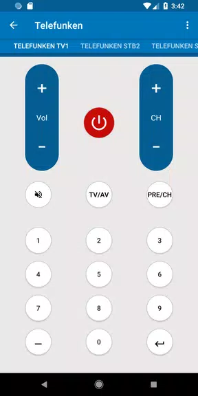 Telefunken TV Remote Zrzut ekranu 3