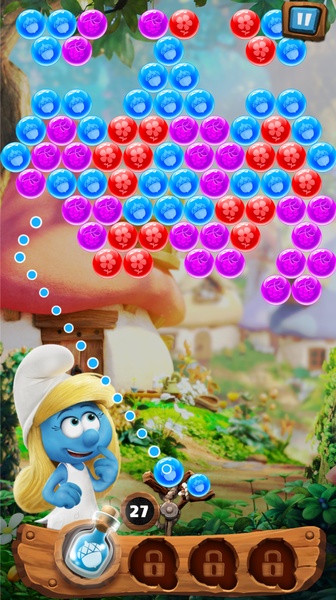 Smurfs Bubble Story Zrzut ekranu 0