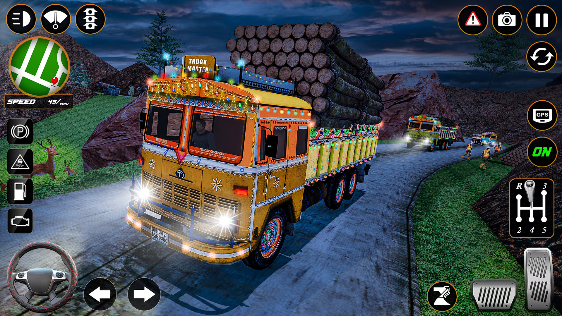 Crazy Truck Driving:Truck Game 螢幕截圖 0