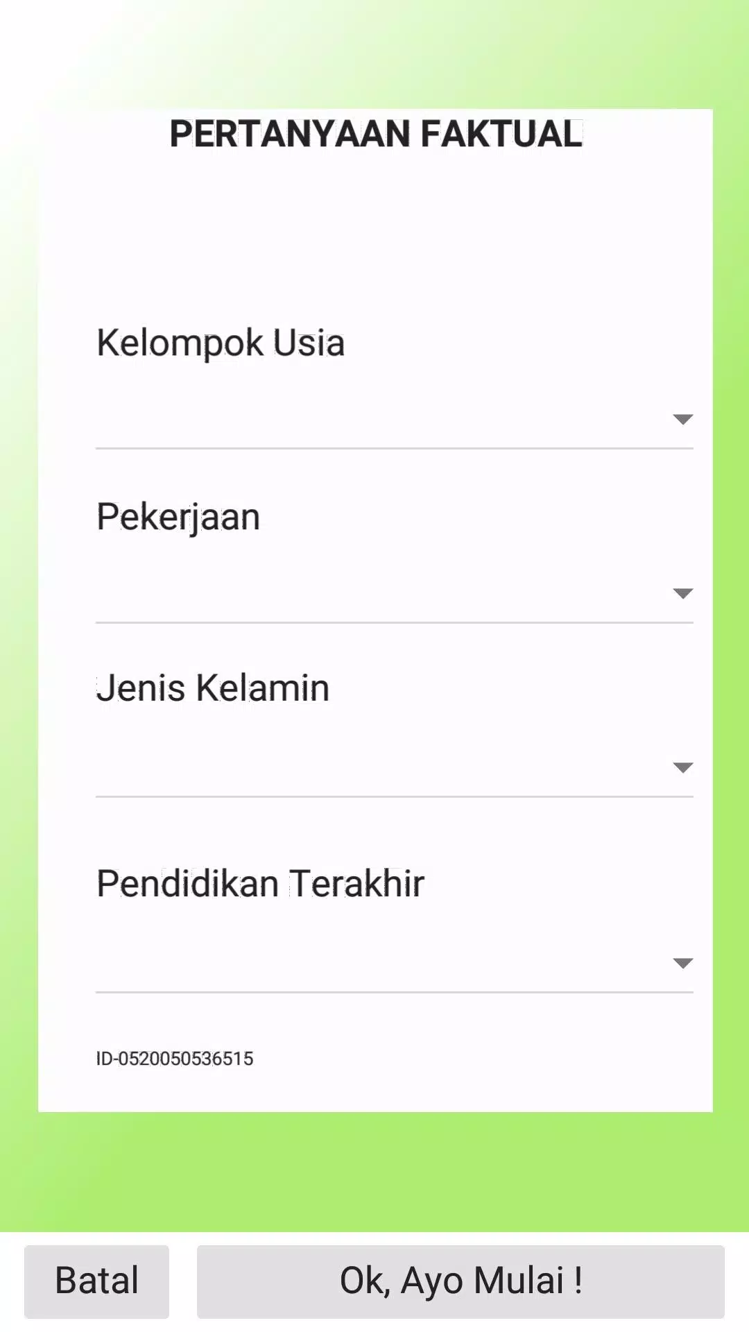 Schermata SIMANTAP PUAS 2