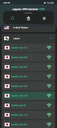 Schermata Japan VPN Master - VPN Proxy 1