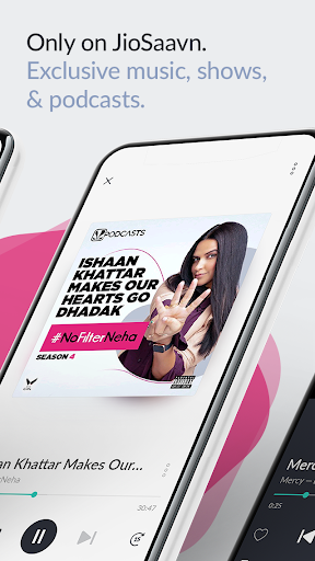 JioSaavn - Music & Podcasts Скриншот 0