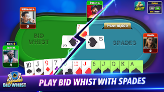 Spades: Bid Whist Classic Game Ảnh chụp màn hình 1