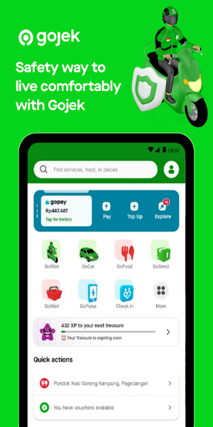 Gojek - Transportasi & Makanan Screenshot 1