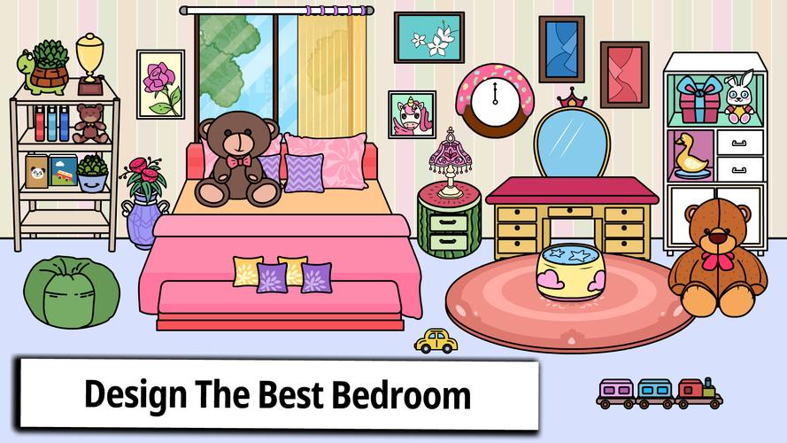 Tizi Home Room Decoration Game Capture d'écran 1