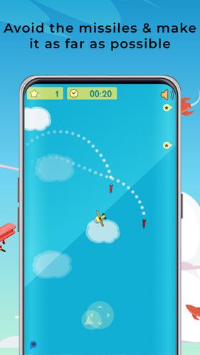 Plane vs Missiles 螢幕截圖 1