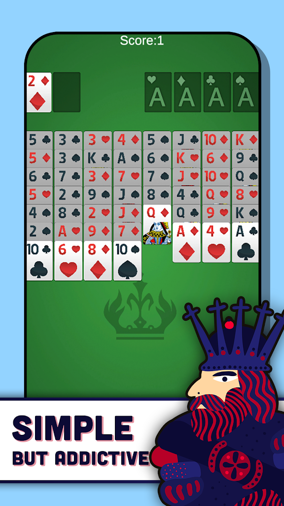 FreeCell Solitaire - Card Screenshot 2