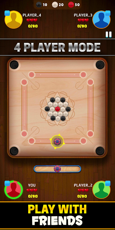 Carrom Offline : Pool City ภาพหน้าจอ 0
