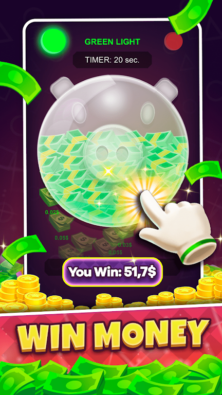 Money Squid games: Win cash ภาพหน้าจอ 0