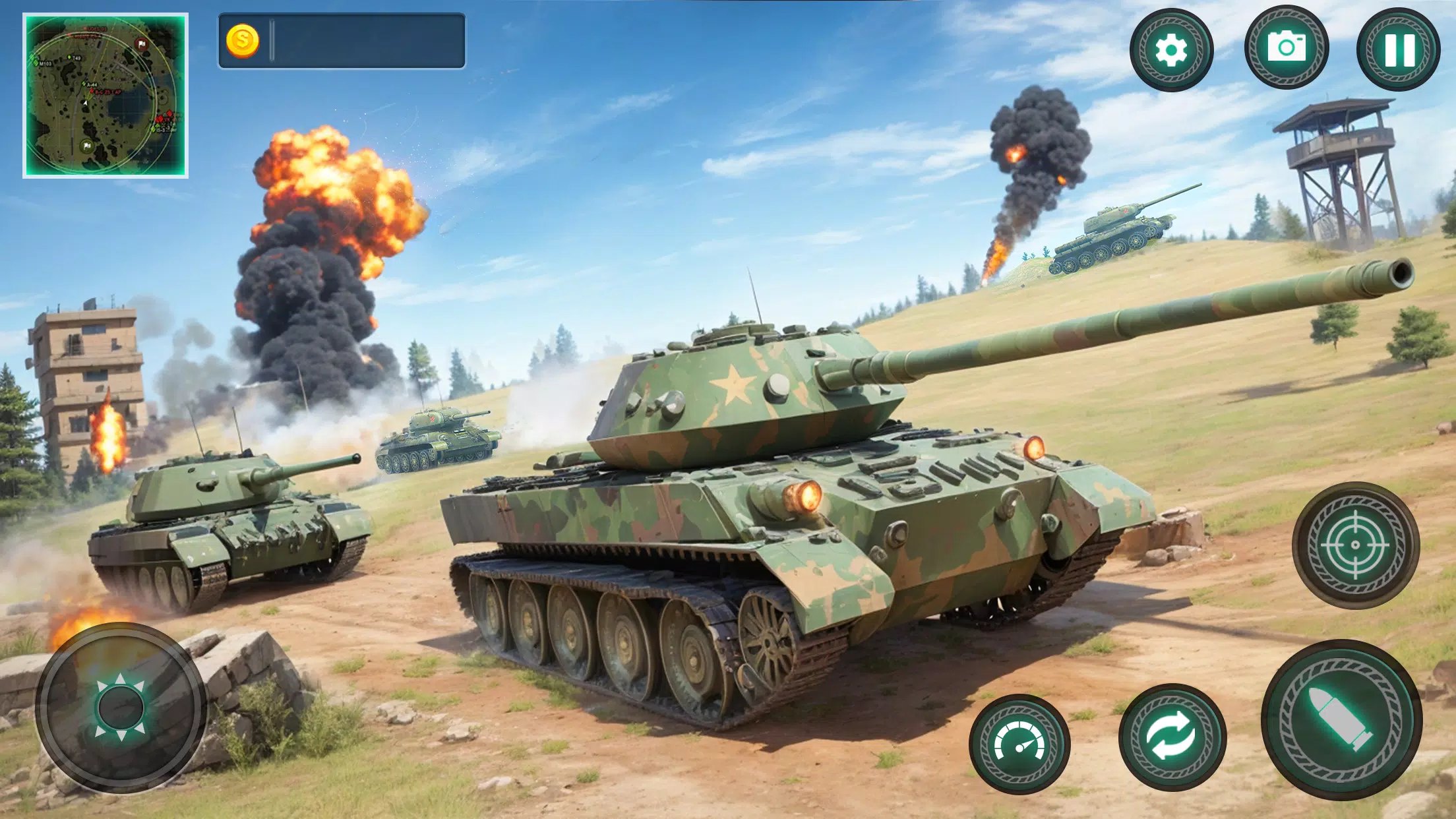 Military Tank War Machine Sim应用截图第1张