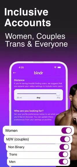 Bindr: Bisexual Dating & Chat应用截图第2张