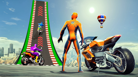 Super Hero Bike: Racing Game Screenshot 2