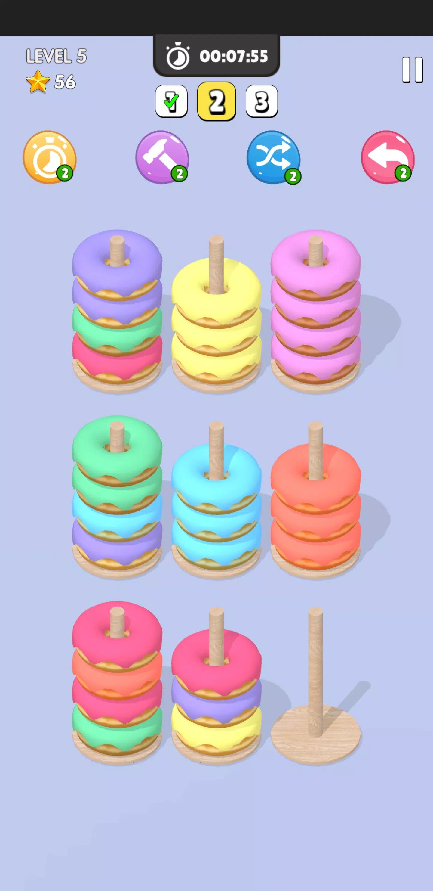 Donut Sort Capture d'écran 1