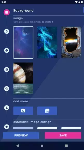 Galaxy Universe Live Wallpaper 螢幕截圖 0