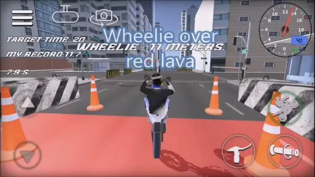 Wheelie Bike 3D game 스크린샷 3