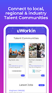 uWorkin Jobs Captura de tela 1