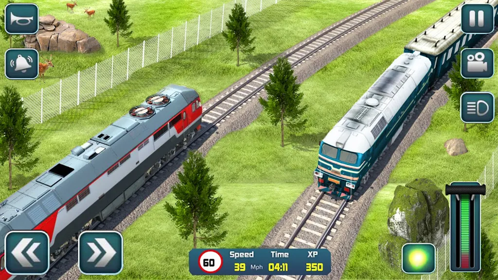 Euro Train Driver Train Games Screenshot 1