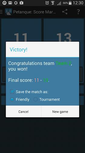 Petanque: Score Marker Screenshot 1