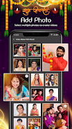 Diwali Video Maker 2023 螢幕截圖 1