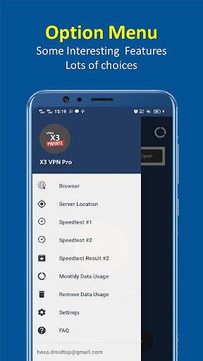 X3 VPN Pro - Fast , Secure & Unlimited VPN ဖန်သားပြင်ဓာတ်ပုံ 2