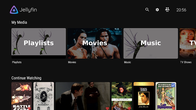 Schermata Jellyfin for Android TV 0