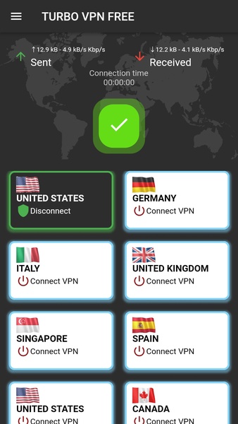 Turbo VPN Free স্ক্রিনশট 2