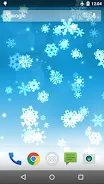 Snowflake Live Wallpaper Ekran Görüntüsü 0