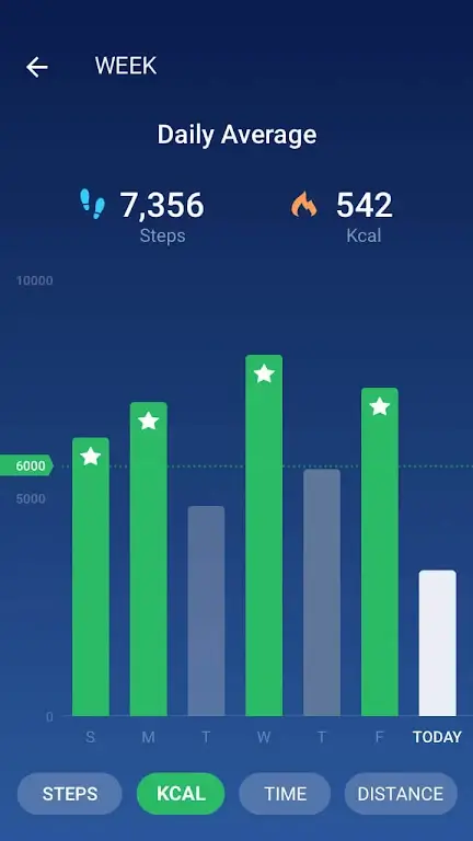 स्टेप काउंटर - Step Counter स्क्रीनशॉट 2